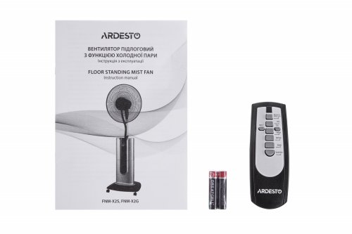 Напольный вентилятор Ardesto FNM-X2S с функцией холодного пара