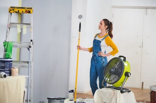 Вентилятор аккумуляторный Ryobi ONE+ R18F5-0