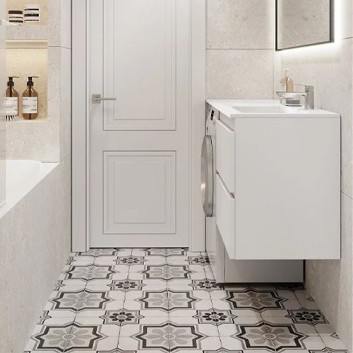 Тумба KAST ARTEMIDA 120 см под стиральную машину с раковиной Della R