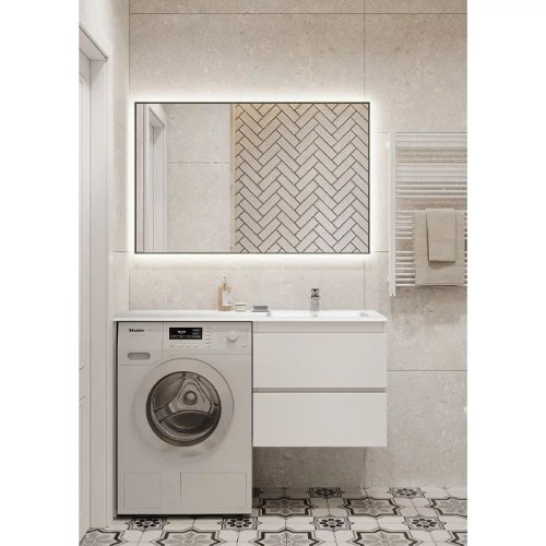 Тумба KAST ARTEMIDA 120 см под стиральную машину с раковиной Della R