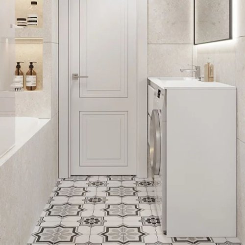 Тумба KAST ARTEMIDA 120 см під пральну машину з раковиною Della L