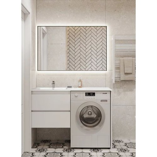 Тумба KAST ARTEMIDA 120 см під пральну машину з раковиною Della L