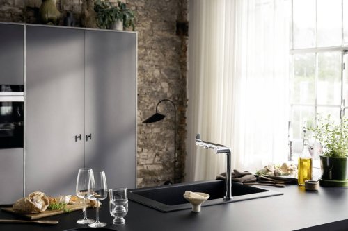 Змішувач для кухні Hansgrohe Aqittura M91 76804670