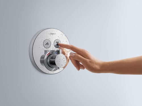 Смеситель скрытого монтажа Hansgrohe Shower Select S 15743000+01800180