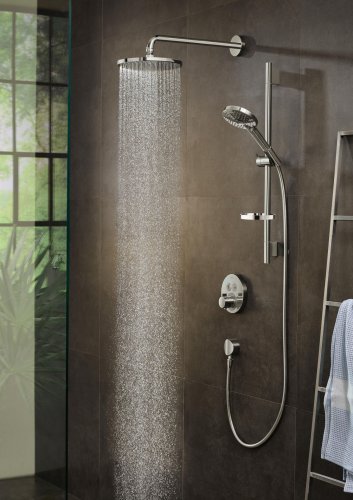 Смеситель скрытого монтажа Hansgrohe Shower Select S 15743000+01800180