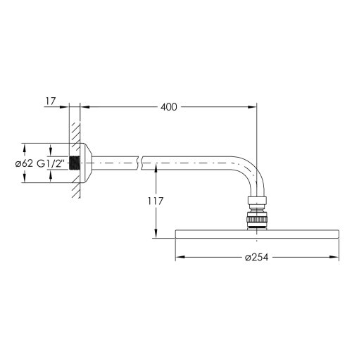 Верхній душ Imprese Smart Click ZMK101901214