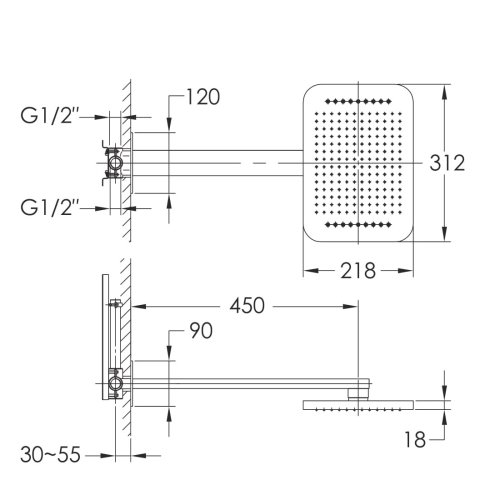 Душова система Imprese Smart Click ZMK101901246