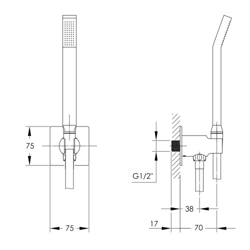 Душова система Imprese Smart Click ZMK101901246