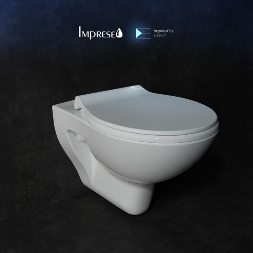 Унитаз подвесной Imprese Netka Rimless с065048