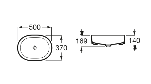 Умывальник Roca Inspira Round A327520650