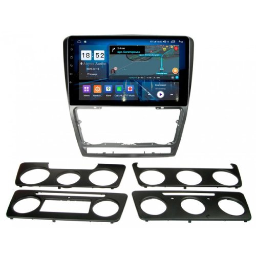 Штатная магнитола Abyss Audio QS-0117 для Skoda Octavia A5 2004-2013 Android 10 Q