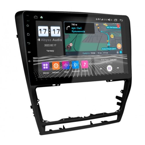 Штатная магнитола Abyss Audio QS-0117 для Skoda Octavia A5 2004-2013 Android 10 Q