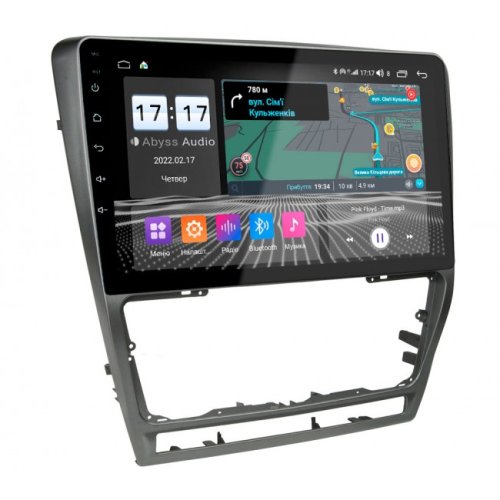 Штатная магнитола Abyss Audio QS-0117 для Skoda Octavia A5 2004-2013 Android 10 Q