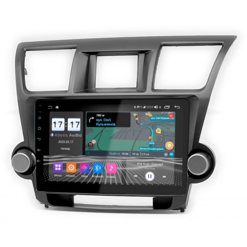Штатна магнітола Abyss Audio QS-0134 для Toyota Highlander XU40 2007-2014 Android 10 Q