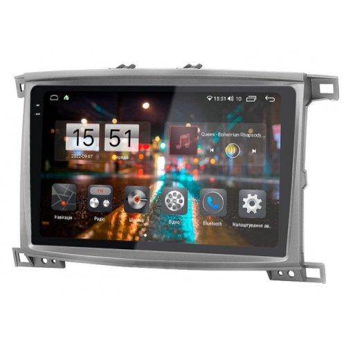 Штатна магнітола Abyss Audio QXR-0141 для Toyota LANDCRUISER 100 VX-R 2005+ Android 11