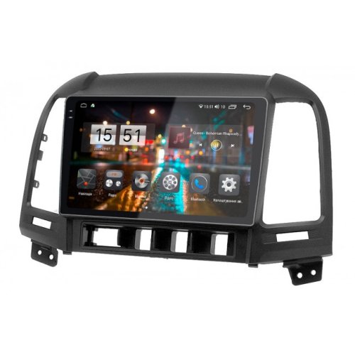 Штатная магнитола Abyss Audio QXR-9220 для Hyundai Santa Fe 2006-2012 Android 11
