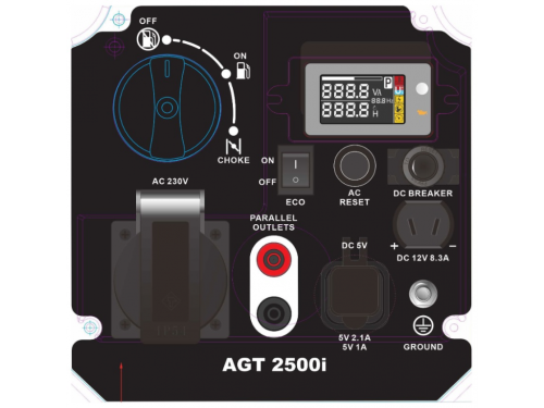 Бензиновый инверторный генератор AGT AGT2500I