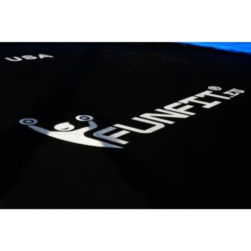 Батут Funfit 8ft (252cm) синий с внешней сеткой