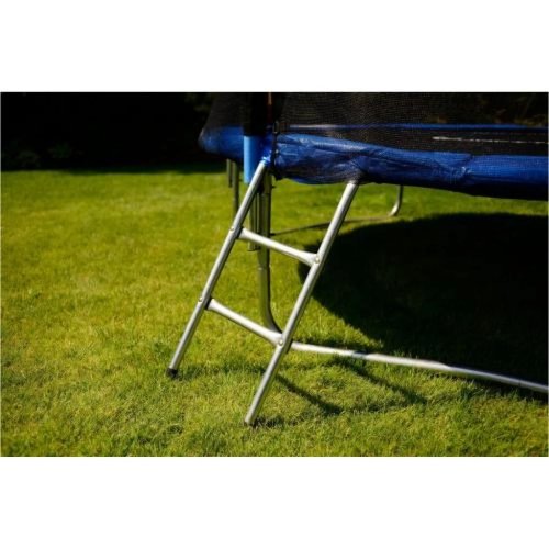 Батут Funfit 8ft (252cm) синий с внешней сеткой