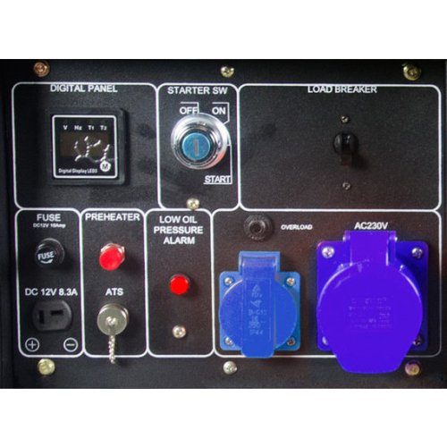 Дизельний генератор KOMPAK 6100XE 5000/5500 W