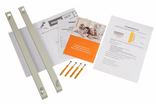 Керамическая электронагревательная панель с терморегулятором Ardesto HCP-1000RBRM (коричневый мрамор)