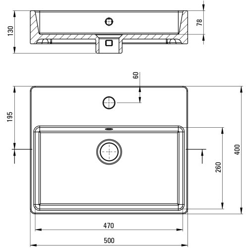 Умывальник Deante Temisto CDT_6U4S