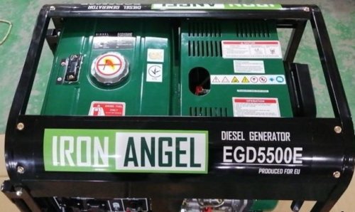 Дизельный генератор Iron Angel EGD 5500 E 5 кВт