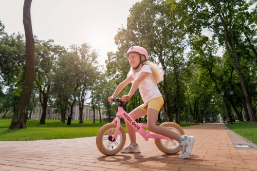 Беговел Miqilong HPA Розовый 12" ZCY-HPA12-PINK