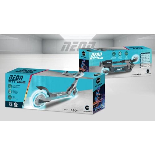 Самокат NEON Apex LED Серый NS32E4