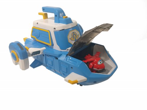 Игровой набор Super Wings Air Moving Base, Воздушная База, свет, звук EU740831