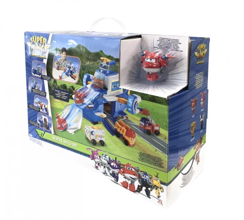 Игровой набор Super Wings Air Moving Base, Воздушная База, свет, звук EU740831