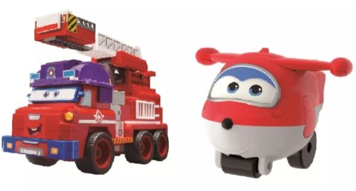 Конструктор Super Wings Small Blocks Buildable Vehicle Set Sparky, Спарки EU385011