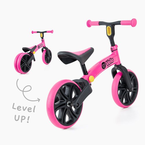Беговел YVolution YVelo Junior Розовый N101050