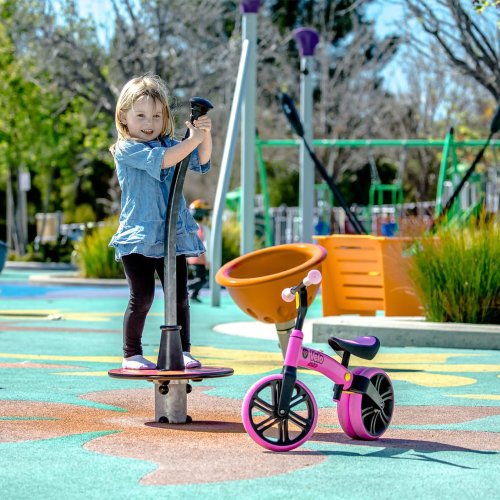 Беговел YVolution YVelo Junior Розовый N101050