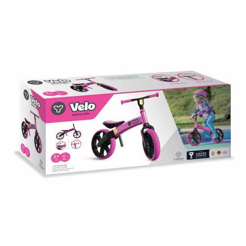 Беговел Y-Volution Yvelo Розовый N101054