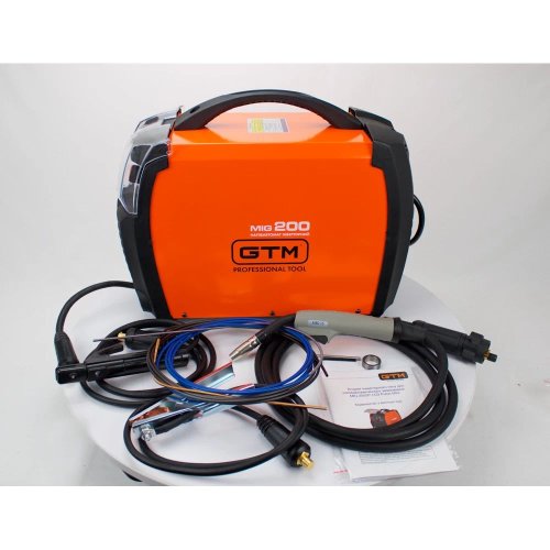 Инверторный сварочный полуавтомат GTM MIG-200SP LCD