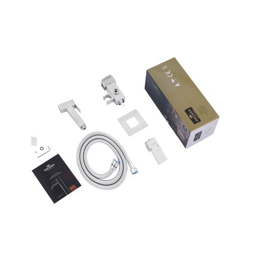 Змішувач з гігієнічним душем Kroner KRP Edelstahl Kubus - ESG053 CV029968