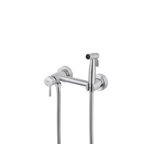 Смеситель с гигиеническим душем Kroner KRP Edelstahl Klassisch - ESG052 CV027929