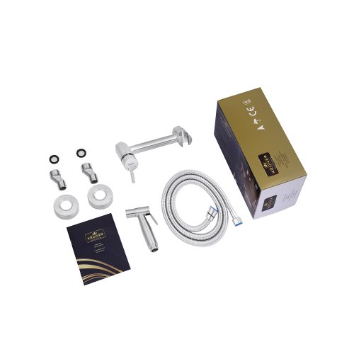 Смеситель с гигиеническим душем Kroner KRP Edelstahl Klassisch - ESG052 CV027929