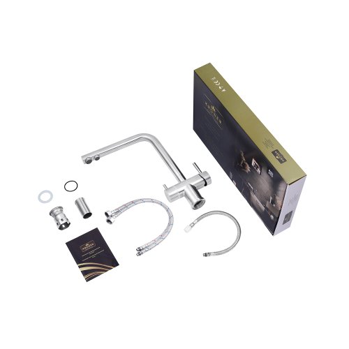 Смеситель для кухни с подключением к фильтру Kroner KRP Edelstahl Klassisch - ESG03811 CV027932