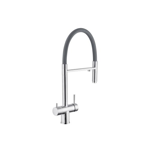 Смеситель для кухни с подключением к фильтру Kroner KRP Edelstahl Klassisch - ESG03815GRA CV027934