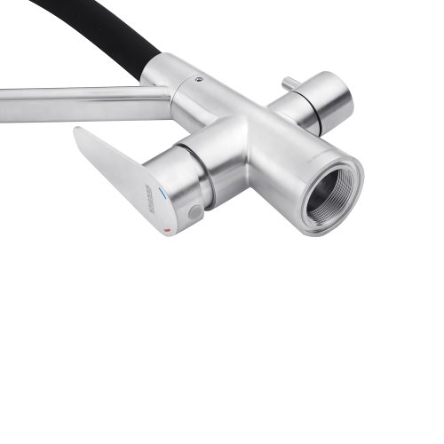 Смеситель для кухни с подключением к фильтру Kroner KRP Edelstahl Klassisch - ESG03817BLK CV027936