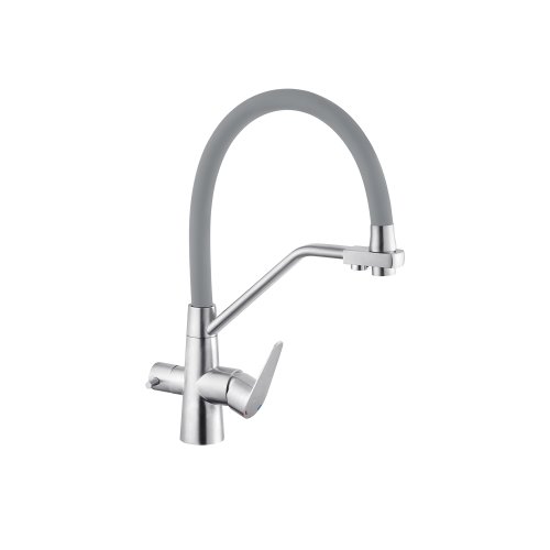 Смеситель для кухни с подключением к фильтру Kroner KRP Edelstahl Klassisch - ESG03817GRA CV027937