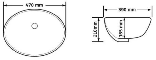 Умывальник REA Nel Black REA-U1023