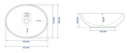 Умывальник REA Sofia Silver REA-U0852
