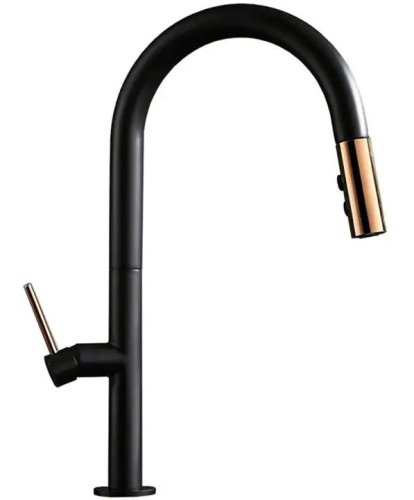 Смеситель для кухни REA Apollo Black/Rose Gold REA-B9600