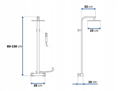 Душевая система REA Milan REA-P7000
