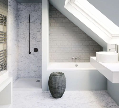 Душевая система REA Lugano Black + Box REA-P9301