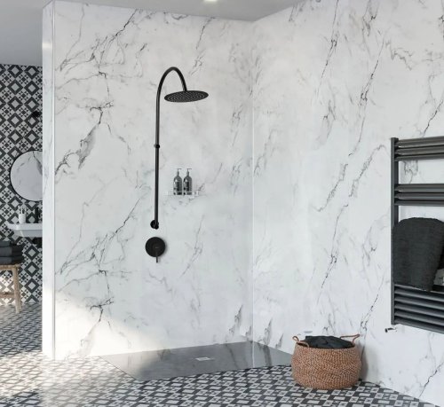 Душевая система REA Lugano Black + Box REA-P9301