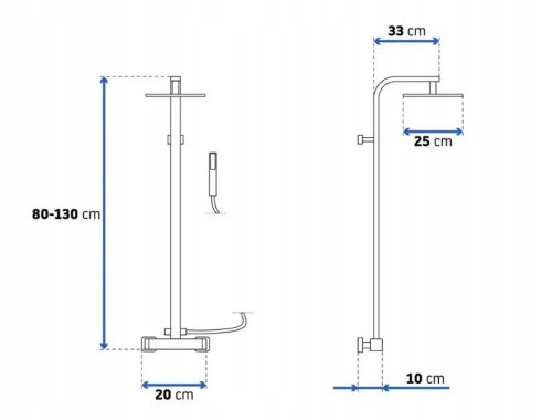 Душевая система REA Milan REA-P0222